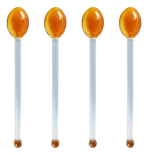 Cuchara De Cristal Para Sal Doméstica, 4 Unidades