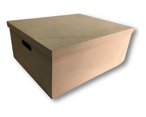 Caja Ordenadora De Mdf De 6mm Con Tapa 29x19x14.5cm