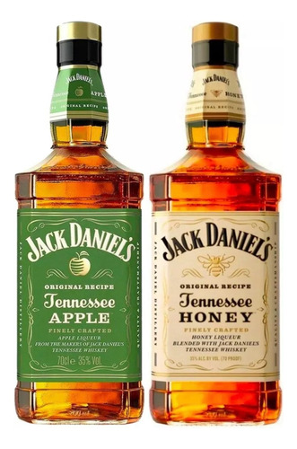 Pack X2 Jack Daniel´s Honey + Apple Tennessee Whiskey Whisky
