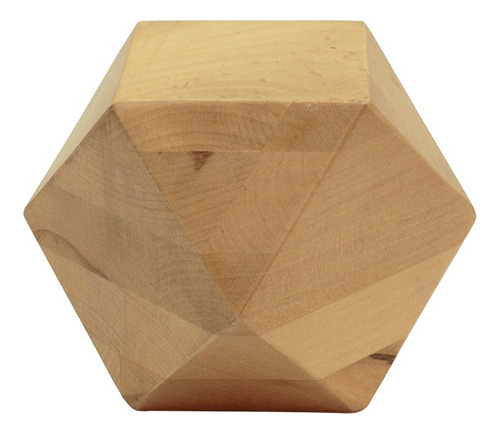 Accesorio Decorativo De Madera, Cubo Katsu Grande, Corner