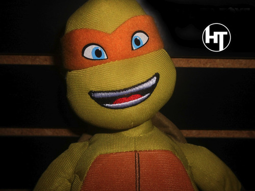 Imagen 3 de 7 de Tortugas Ninja, Michelangelo, Peluche, Original, 15 Pulgadas