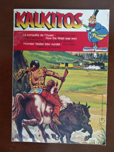 Antiguos Kalkitos Año 1980 Vintage La Conquista Del Oeste
