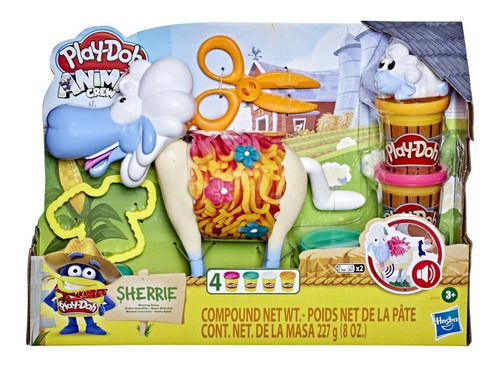 Play Doh Animal Crew Ovelha Sherrie Hasbro