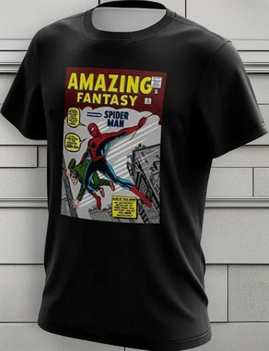 Playera Sublimada Spiderman Amazing Fantasy Infantil