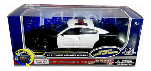 Motormax - Law Enforcement | 2011 Dodge Charger Pursuit 1:24 Color Negro