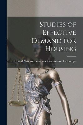 Libro Studies Of Effective Demand For Housing - United Na...