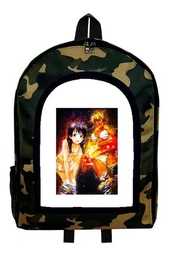 Mochila Camuflada Food Wars Shokugeki No Soma Mod Aar207