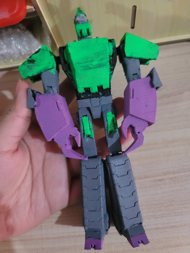 Figura Transformers Animated Scrapper Custom 16cm