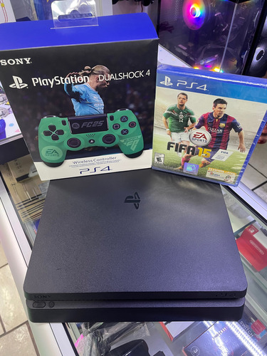Playstation 4 Slim 1tera Excelentes Condiciones Negro (Usado)