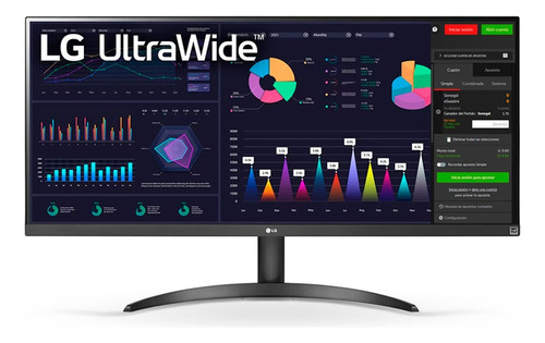 Monitor LG Ultrawide 34 Ips 100hz Freesync Negro 34wq500-b