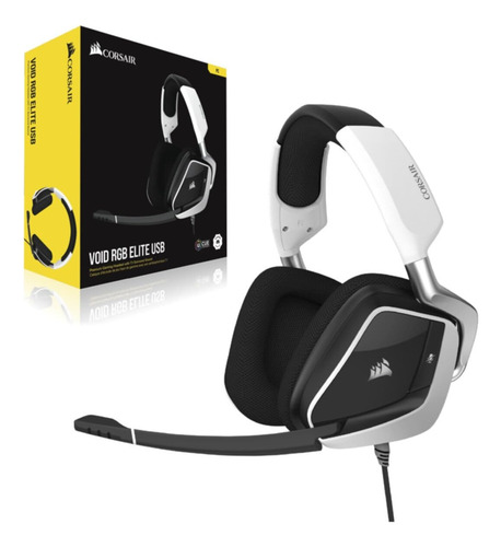 Auriculares Para Juegos Corsair Void Elite Rgb Usb White - 7