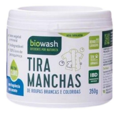 Tira Manchas Biodegradável Biowash 350g