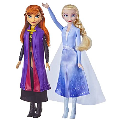 Toy Deals Frozen 2 Anna &amp; Elsa Deluxe Set Fashion Dolls,