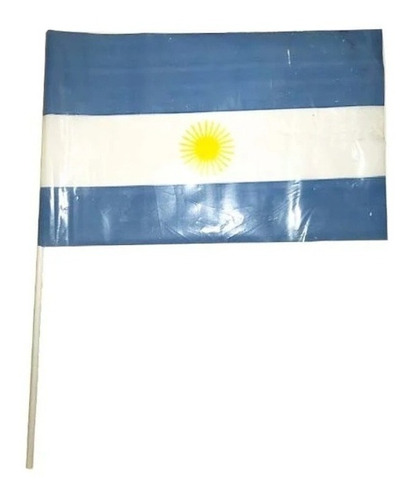 Bandera Argentina Plastica X 500 Un