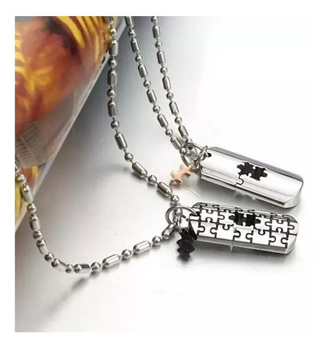 Collares De Pareja Rompecabezas Regalo De Amor