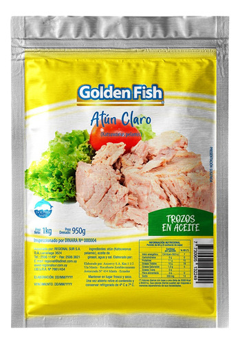 Atun Trozo En Aceite Sachet 1 Kg