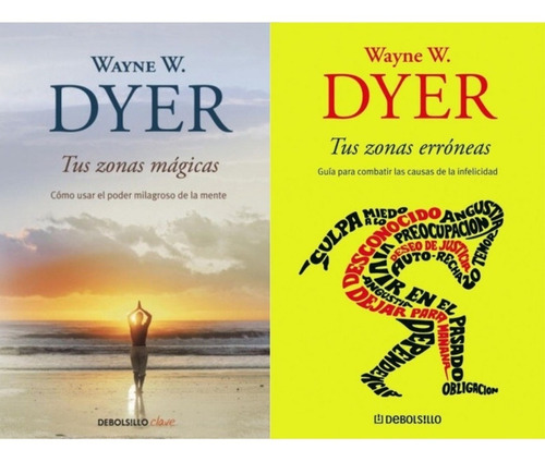 2 Libros - Tus Zonas Erroneas + Zonas Magicas - Wayne Dyer
