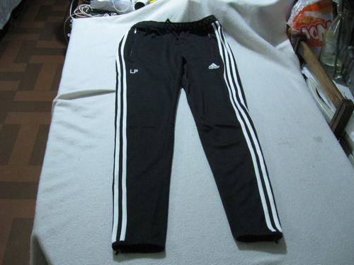 Pantalon De Buzo adidas Talla S Color Negro Cierre Inferior