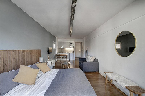Alquiler Departamento Monoambiente Amoblado Amplio Con Balcón Y Amenities Palermo