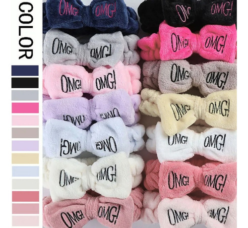 35 Diadema Banda Omg Cabello Maquillaje Rutina Belleza Color Surtidos Color