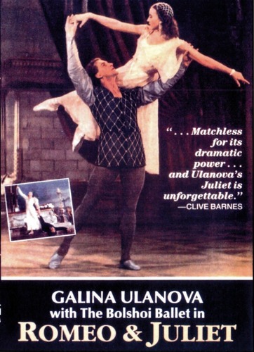 Dvd - Galina Ulanova - Romeo Y Julieta - Bolshoi Ballet