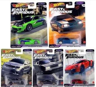 Hot Wheels Premium Fast & Furious Fast Stars - Juego Complet