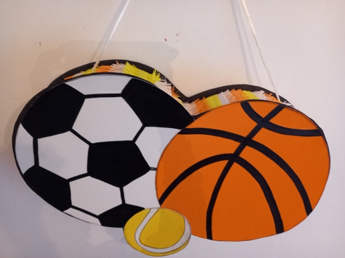 Piñata Pelotas Deportes Tenis Fútbol Basquet