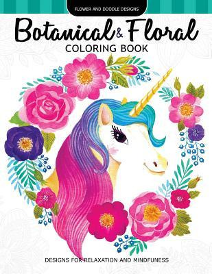 Libro Botanical & Floral Coloring Book : Flower And Doodl...