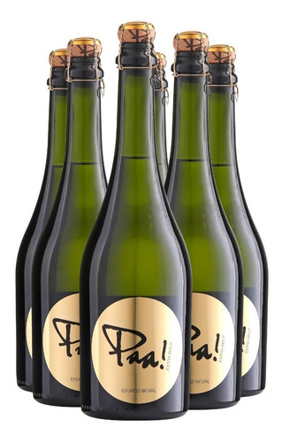 Promo Champaña Paa! Extra Brut X 6 Unidades