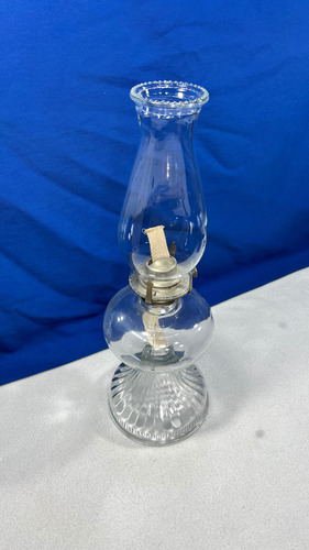 Antigua Lampara A Kerosene Grande Transparente Transparente (Usado)