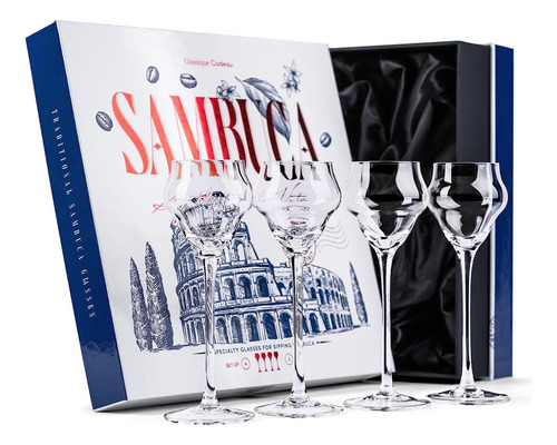 Glassique Cadeau Crystal Sambuca, Camase Camas Digestive Con