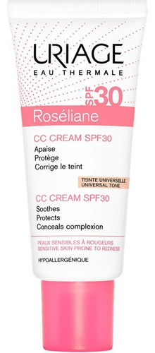 Roseliane Crema Spf 30 Con Color Uriage - L  Tipo de piel Piel Sensible