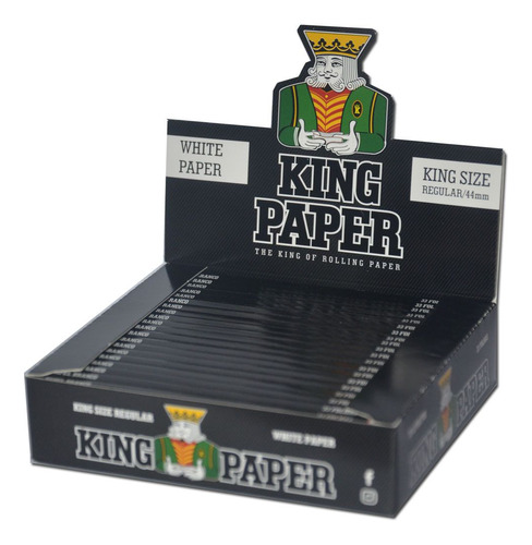 Seda Smoking King Paper Preta Blunt King Size 20 Livretos