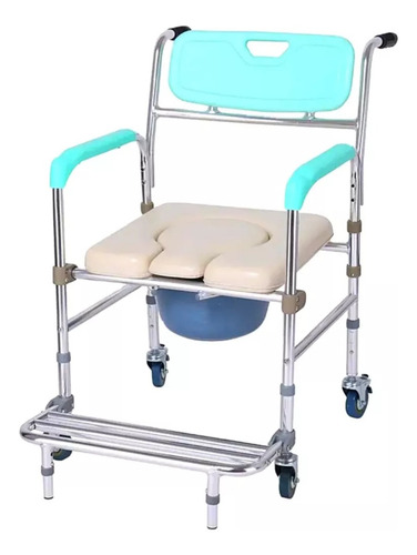 Silla Con Inodoro Plegable Con Ruedas (Usado)