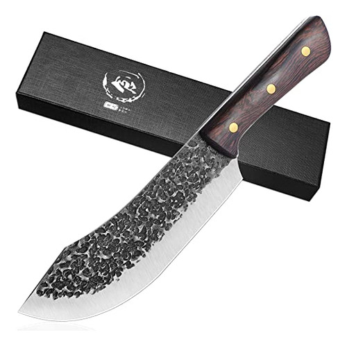 Univinlions Cuchillo De Carnicero Forjado A Mano Para Cor