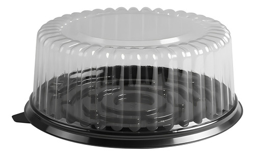 Envase Tortera Circular Pet (18,5cm X 8cm) Alta Visibilidad