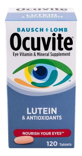 Suplemento Para Olhos Ocuvite Bausch & Lomb Luteina-120 Caps