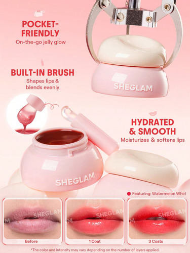 Sheglam Hydra Jelly Pocket Lip Set Completo Labial Gloss