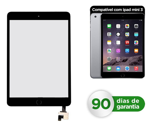 Tela Touch Screen Compativel Com Apple Mini iPad 3