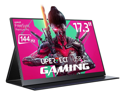 Uperfect 17.3 Pulgadas 144hz Monitor Portátil Para Juegos, A