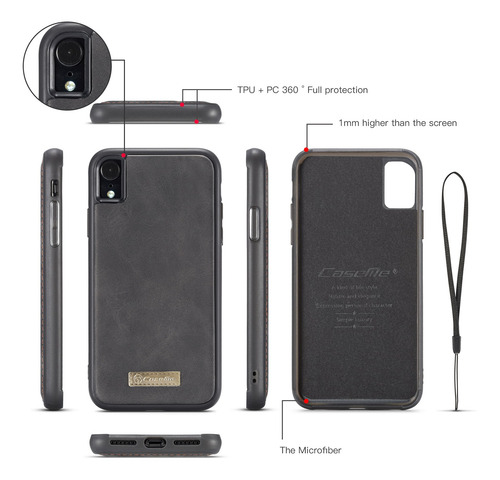 Funda Tipo Cartera Para iPhone 11 Pro 11 12 13 Xr X 8 7 6s M