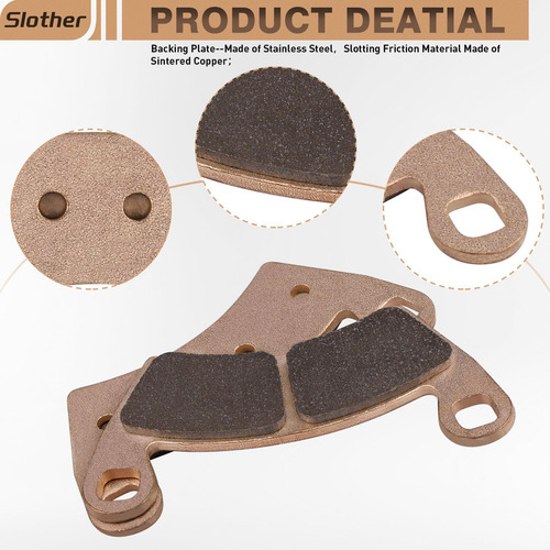 Pastillas De Freno Sinterizadas Para Polaris Rzr Xp 1000 Eps