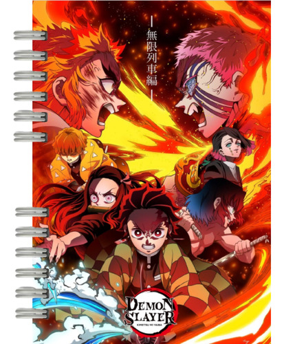 Agenda Perpetua Kimetsu No Yaiba Fire+ Chapita De Regalo