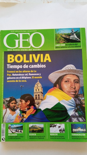 Revista Geo Una Nueva Vision Del Mundo Nº237 Bolivia