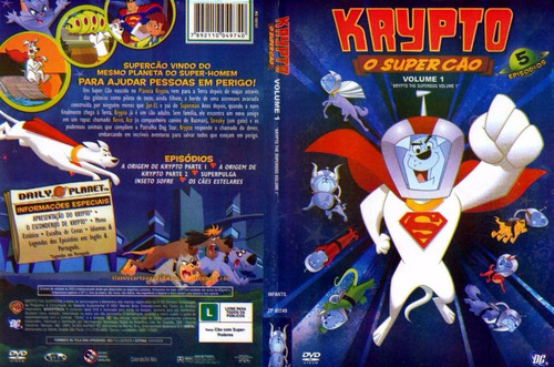 Dvd Lacrado Krypto O Supercao Volume 1 Com 5 Episodios