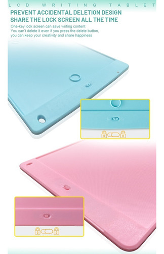 Lousa Digital Infantil Lcd Colorida 12 Polegadas