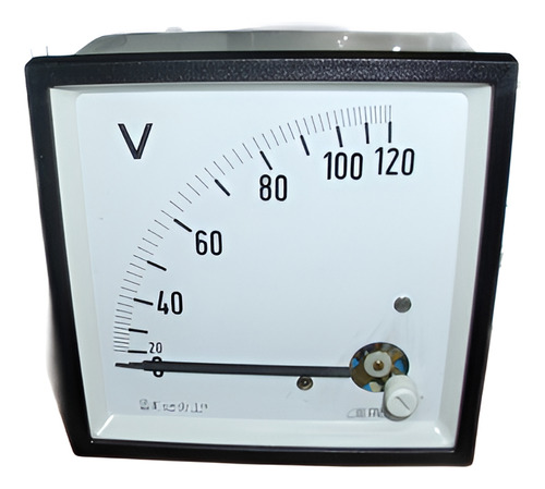 Reloj Voltimetro 110 Voltios 115 120 Panel Generador 120v
