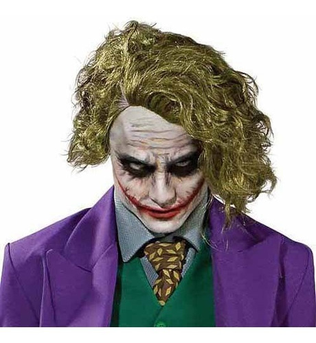 Batman Dark Knight Joker Peluca Niño Halloween Disfraz