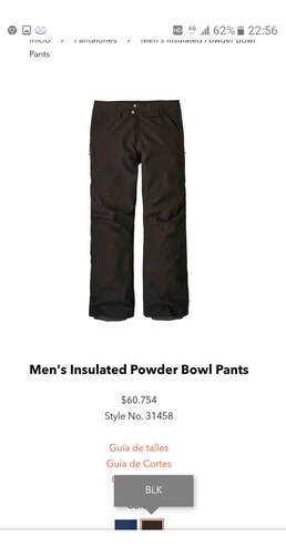 Pantalon De Nieve Patagonia 2942 644489