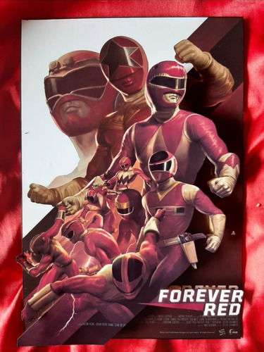 Power Ranger Cuadros De Madera Grandes 3d 11